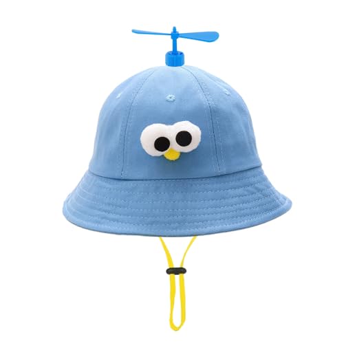 SHDIEHJFMLDH Casquette à Hélice,Casquette Hélicoptère,DrôLe De Chapeau Seau, Pliable Enfant Chapeau de Soleil,pour BéBéS GarçOns Filles Enfants âGéS De 1 à 6 Ans(54cm)