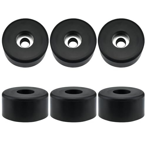Aifeier ET 192310GS Air Compressor Isolator Pads, 6PCS Replacement Rubber Isolator Feet & Anti Vibration Bumpers, Universal Fit Vibration Dampening Pads for Air Compressors, Generators, Power Tools