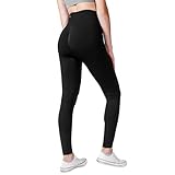 Fsphistik Leggins Mujer Push up | Mallas Deporte Mujer | Pantalones Mujer | Ropa Deportiva Mujer | Leggins Mujer | Push Up Leggings Yoga con Efecto de Cintura Alta y elástica (S, 1-Negro)