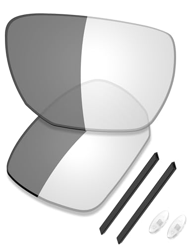 Image of SAUCER Premium Replacement Lenses & Rubber Kits for Oakley Ejector OO4142 | UV400 Protection, Anti-Scratch, Precise Fit