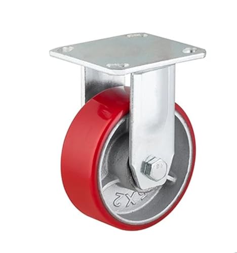 Roulette de frein en fer robuste 10,16 cm roulette meuble fixe