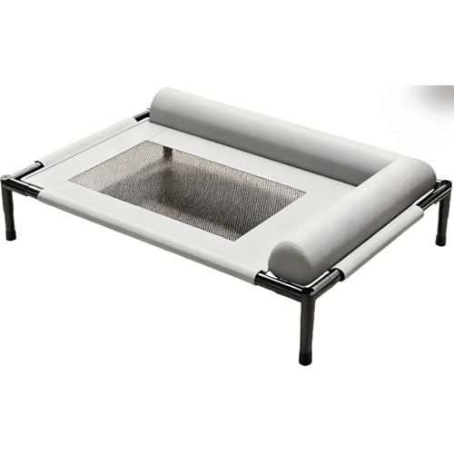 取り外し可能な猫用ベッド 犬用ベッド、ペットベッド、大型犬用キャンプベッド機能的な犬用ベッド Momgla オフグラウンド設計、ソファ、強くて安定している、組み立てが簡単、軽量で持ち運びに便利、中小型犬や猫に適しています サマーペットマット、取り外し洗える