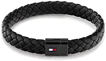 Tommy Hilfiger Jewelry Braccialetto da Uomo In Pelle Nero – 2790331