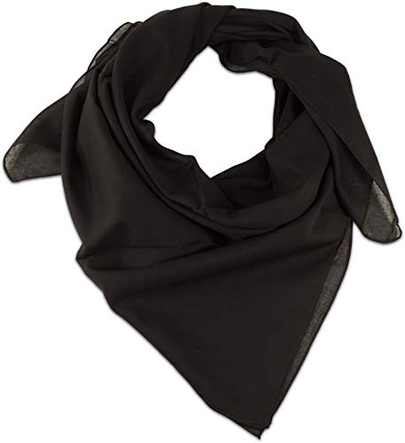 fashionchimp BASIC-Baumwolltuch in Uni-Farben, Unisex-Halstuch aus...