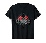 Bridge Kartenspiel elegant Geschenk für Bridge-Team-Spieler T-Shirt