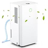 Deumidificatore Casa 12L/Giorno, Deumidificatore Portatile...