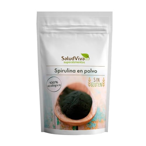 Spirulina ecológica en polvo 125 g – Salud Viva | Superalimento natural rico en proteínas, clorofila y minerales - inmunidad y detox