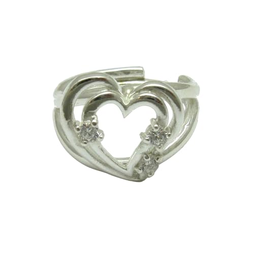 Bague coeur en argent 925 ajustable R001752 Empress le cadeau romantique idéal