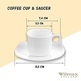 Zoom IMG-1 wilmax tazze olivia con piattini Zoom IMG-1 wilmax tazze olivia con piattini