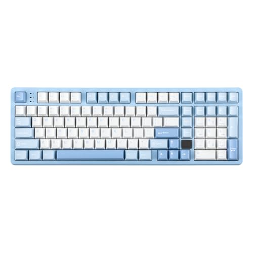 MechLands LEOBOG Hi98 - Teclado para juegos con cable de aleación...