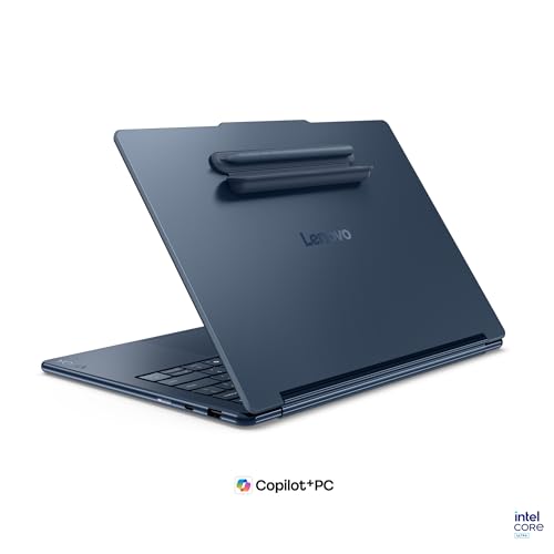 Lenovo Yoga 9 2in1 Aura Edition Laptop | 14 2.8K WQXGA OLED Touch Display | Intel Core Ultra 7 355 | 32GB RAM | 1TB SSD | Integrierte Intel Grafik | Windows 11 | QWERTZ | Blau | 3 Jahre Premium Care