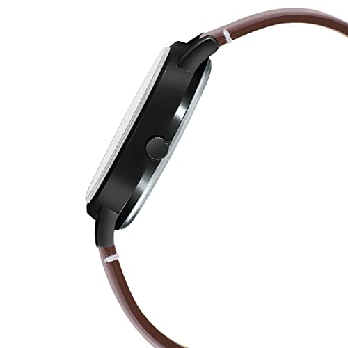 Casio Men Leather Analog Black Dial Watch-Mtp-B310Bl-5Avdf, Band Color-Brown - Image 2