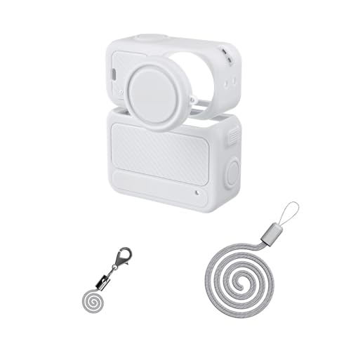 For DJI OSMO NANO �p �V���R���P�[�X �����Y�L���b�v �X�g���b�v �����h�~�R�[�h �_�炩�� �y�� �h�o �L�Y�h�~ �����h�~ �Ռ��z�� �S�ʕی� ���E�ȒP �J�����ی�Z�b�g �X�|�[�c�J�����ی�A�N�Z�T���[ (�O���[)