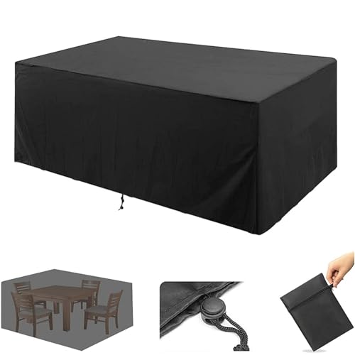Bâche imperméable jardin 150x110 protection table résistante UV - 2
