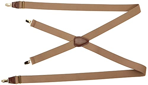 Dockers Men s Solid Suspender, Khaki, One Size