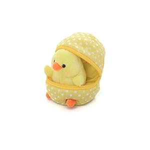 Plushland Plush Stuffed Animal 6 Inches Zip Up Egg Hideaway Cute Yellow Pastel and Polka Dot Easter Colors Spring Inspired Gift for Girls and Boys Birthday Mother's Day (Easter Chick) Plushland Plush Stuffed Animal 6 Inches Zip Up Egg Hideaway Cute Yellow Pastel and Polka Dot Easter Colors Spring Inspired Gift for Girls and Boys Birthday Mothers Day Easter Chick