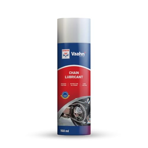 Image of HP Vaahn Chain Lubricant Spray - 150ml | PTFE Formula for Smooth & Long-Lasting Lubrication | Reduces Friction & Wear | Chain Lube for Bikes & Motorcycles