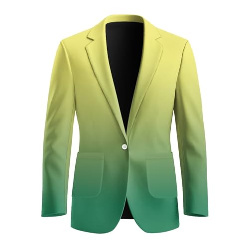 Gradient Blazers for Men One Button Casual Suit Coat with Lining, Soft, Breathable, Comfort, for Business Casual Wear4