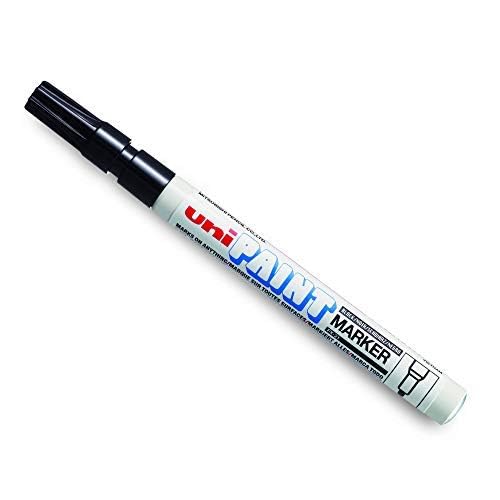 Image of uni-ball PX21 Bullet Shaped Paint Markers | Black Ink, Pack of 1