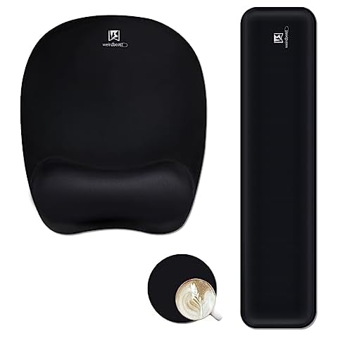 Ergonomic Keyboard Wrist Rest Pad and Mouse Pad Set Cover