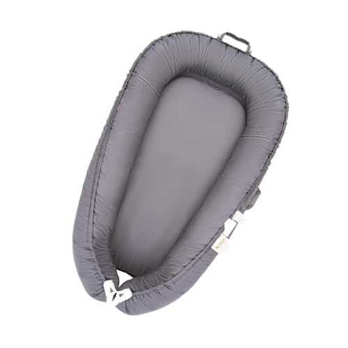 Image of QUDWFOHY Baby Lounger for Newborn - Dark Grey