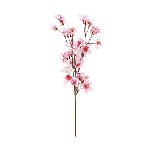 INIFLM Ramas artificiales de cerezo de 19.6 pulgadas, 6 piezas de flores de cerezo de seda de imitación para decoración de hogar, boda, fiesta