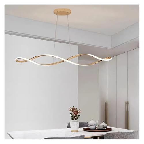 Lampe suspendue design or pour illuminer vos repas en famille