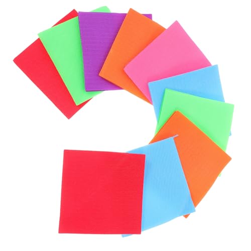 Healeved 20Pcs Square Carpet Spot Markers for with Numbers, Preschool Floor Dots for Classroom Sitting and Early Childhood Education