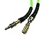 Coilhose Pneumatics PFX4050GS15XS Flexeel Max Reinforced Polyurethane Air Hose, 1/4-Inch ID, 50-Foot Length with 1/4-Inch Ball Swivel Coupler and 1/4-Inch Air Safety Plug, Industrial Interchange