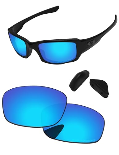 Image of Replacement Lenses & Nose Pads for Oakley Fives Squared(4+1) OO9238 54mm - Precise Fit, UV Block, Impact Resistant