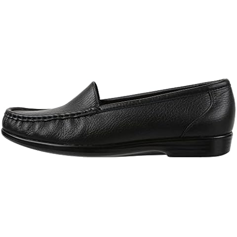 SAS® Simplify Comfort Loafers for Women – Tri-Pad® Comfort System – PU Construction - Supersoft® Black 8 M - Medium (B) Cover