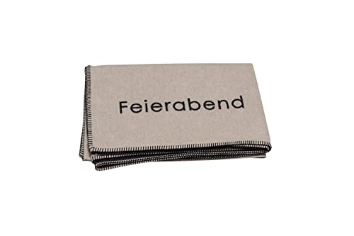 David Fussenegger Baumwolldecke Sylt - Feierabend Decke aus 85% Baumwolle - Kuscheldecke 200x140 cm