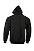 Bikers Gear Australia Unisex 07753_3 The CrossFire Black Kevlar Motorcycle Hoodie Jacket CE Protection Australian Bikers Gear, Black, XL UK #3