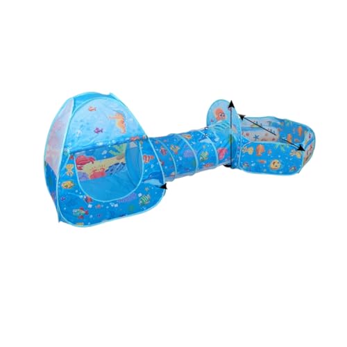 子供用テント キッズテント ボールハウス ボールプール セット 折り畳み式 トンネル バスケットネット 収納バッグ付き 秘密基地 室内遊具 お誕生日 出産祝いのプレゼント 入学祝い プレゼントに最適 室内用 裏庭用 公園用 (模様:05)