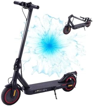 Electric Scooter - 500W Motor Electric Scooter Adults, 21 Miles Range, 18 MPH Max Speed, Double Braking Systems, 8.5’’ Pneumatic Tire Folding & Portable E-Scooter for Commuter