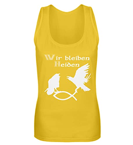 Débardeur pour Femme Jaune Hugin & Munin XXL - Mode Estivale Légère