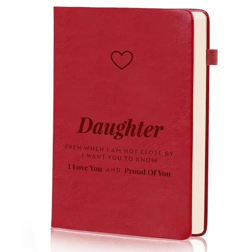 Diario de cuero para hija tamaño A5 200 páginas papel grueso 100g/m²