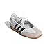 adidas Women's Barreda Mary Jane, White/Black/Gum, 8