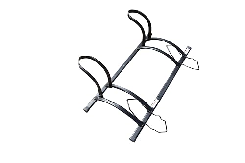 Gioma Bikestand New Giosy Multiplo 2 Posti, Cavalletto Supporto Parcheggio Bici, 100% Made In Italy Aparcamiento de Bicicletas, Adultos Unisex, Negro, M