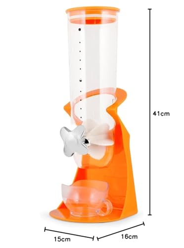 Distributeur de céréales polystyrène orange HOME mobilier de table cuisine
