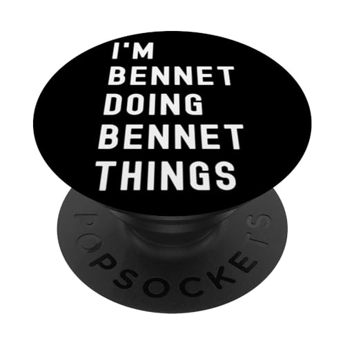 Soy Bennet Haciendo Cosas de Bennet PopSockets PopGrip Adhesivo