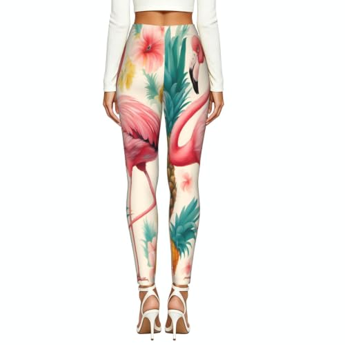 Leggings de flamenco elásticos ideales para tus paseos veraniegos y yoga en casa 4