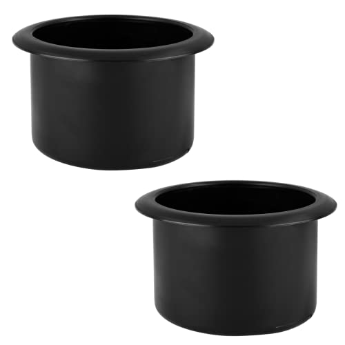 Waziaqoc juego 2 portavasos reclinables plástico negro miniatura 7