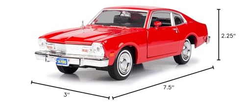 Modelo a Escala 1:24 Coche Maverick Rojo 1974 miniatura 4