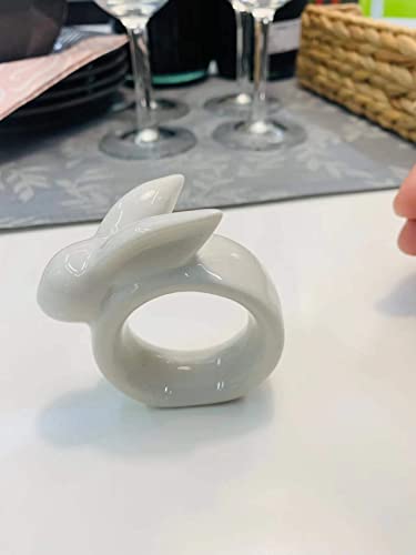 Realideas Napkin Rings, Easter Bunny Napkin Rings For Easter Table Decor thumb #3