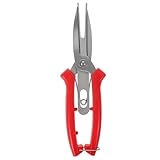 HANABASS 双刃疏果剪 園芸用剪定鋏 軽量設計 耐久性のある 素材使用 果物 花