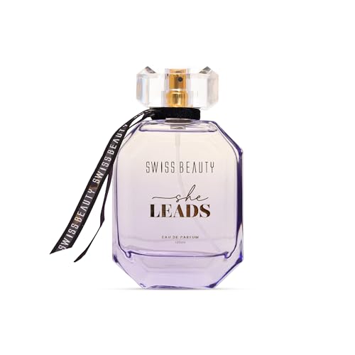 Image of Swiss Beauty She Leads EDP, 100ml | Long-Lasting | Ideal For Gifting | Everyday Wear | Top Note: Elemi | Middle Note: Violet Flower | Base Note: Musk