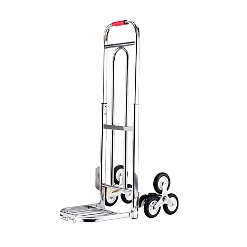 Carretilla plegable de acero inoxidable 100kg capacidad miniatura 1
