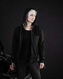 Merlin Vixen Damska kurtka z kapturem Zip, czarny, XL