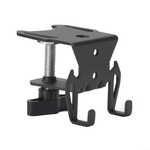 Glewi Soporte para recipiente de gas de camping, gancho de abrazadera de hierro para mesa ≤ 2,5 cm, abrebotellas que ahorra espacio y colgador de engranajes para cocinar al aire libre (gancho)